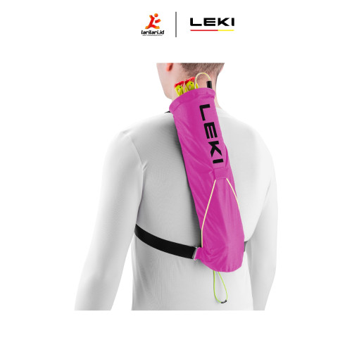 LEKI - Trail Running Quiver - Neon Pink - Black